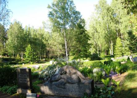 Jaunpiebalgas kapsēta Logo