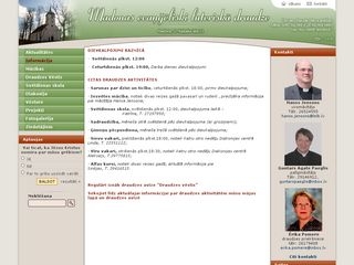 Lazdonas evaņģēliski luteriskā baznīca Mājaslapa
