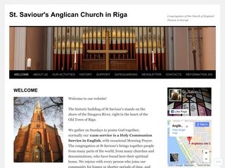 Rīgas Anglikāņu Svētā Pestītāja baznīca webpage