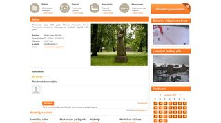 Daina, Sigulda webpage