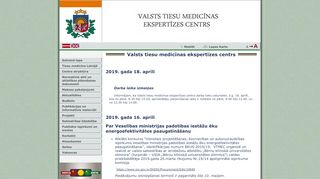 Valsts tiesu medicīnas ekspertīzes centrs Jelgavā Mājaslapa