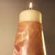 Akmens svečturis no Oniksa materiāla - interjeram 