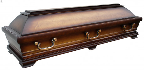 Wooden coffin, casket