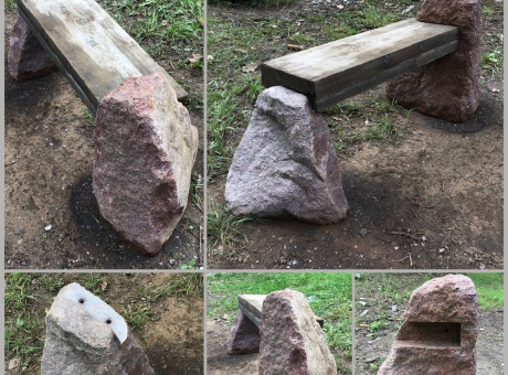 Kapu soliņš - koks un akmens