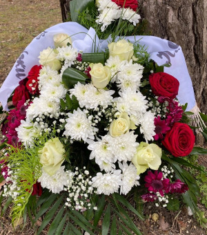 Štrauss bērēm Nr.20.Funeral bouquet No. 20.
