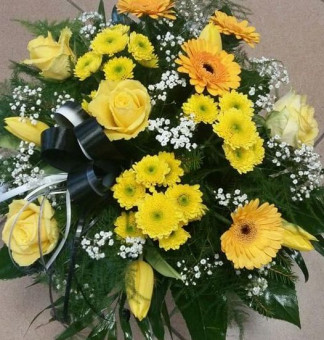 Bēru ziedu pušķis Nr.33.Funeral bouquet No.33