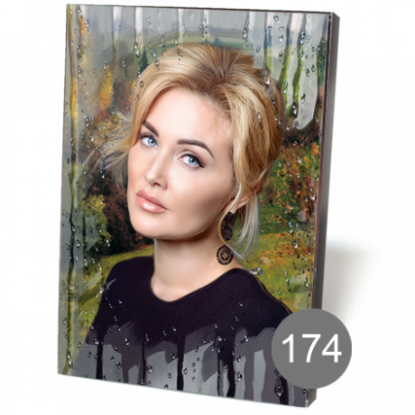 Декоративные портреты в стеклеДекоративные портреты в стекле №174