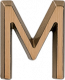 Бронзовые буквы "VILVO"  