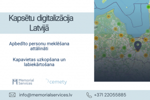 Apbedījumu vietu un kapsētu digitalizācija Latvijā