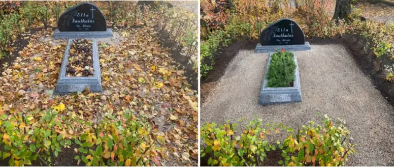Rudens kapu sakopšana