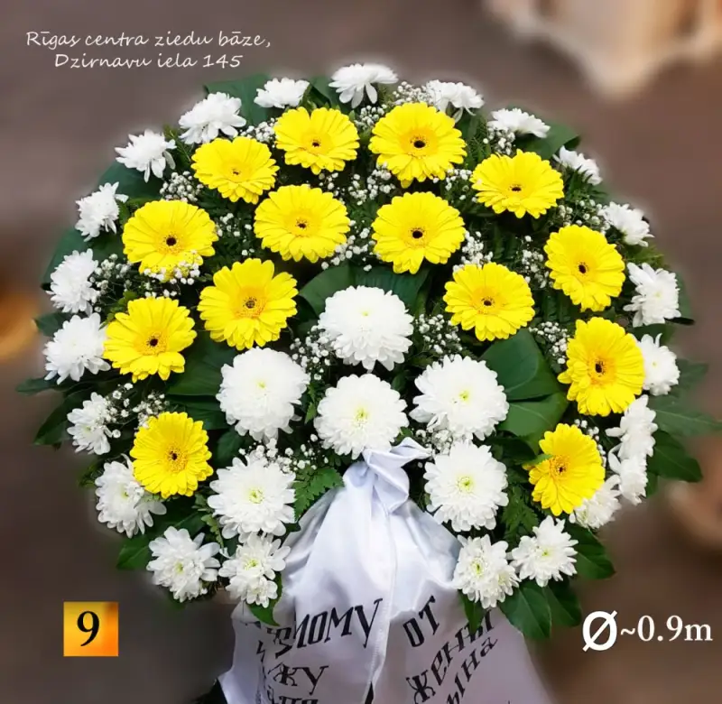vainags ar lentu, rīgas centra ziedu bāze, ātra izgatavošana