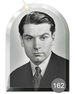 Portrait on  glass