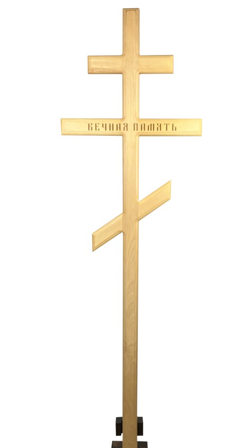 Koka krusts ar ornamentiem