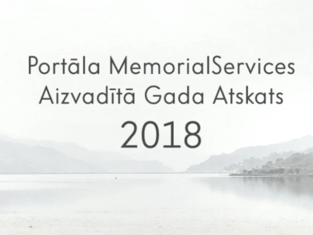 Portāla MemorialServices aizvadītā gada atskats - 2018