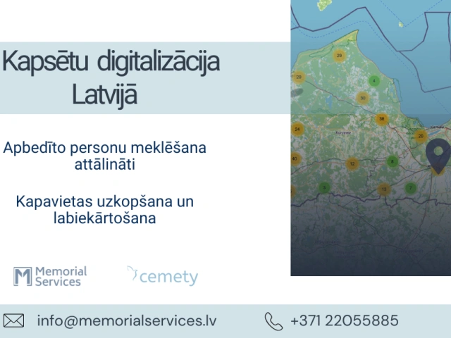 Kapsētas digitalizācija Latvijā