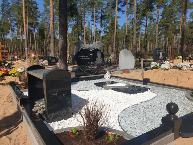 Grave site beautification