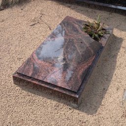 Preview image for  Granite gravestone with an open corner