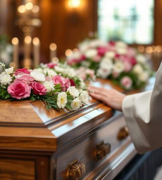 Tradicionālais apbedīšanas veids zārkā Latvijā