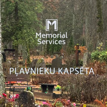 Pļavnieku kapsēta - Apbedījumi šeit notiek galvenokārt ģimenes kapavietās