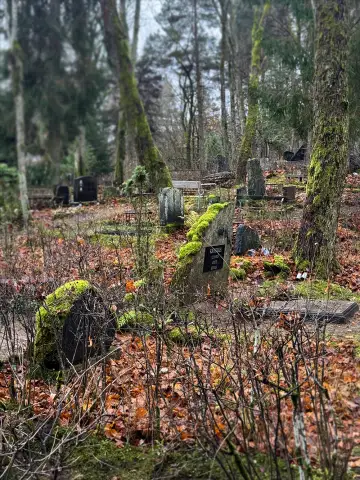 Vēcas kapavietas Lāčupes kapsētā