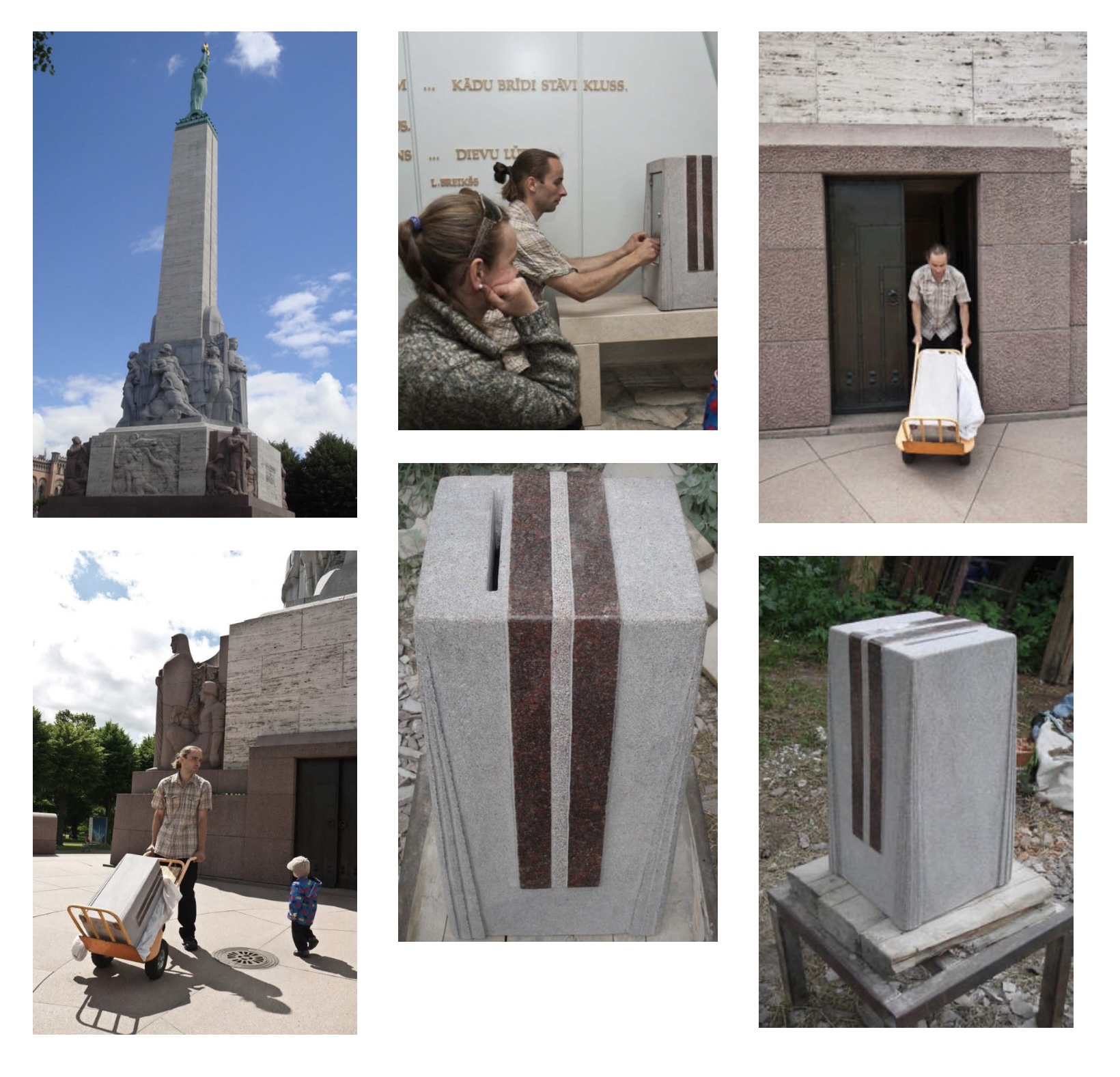 Tēlnieks Ronalds Jaunzems atklāj stāstu par savu pirmo granīta darbu Brīvības piemineklim