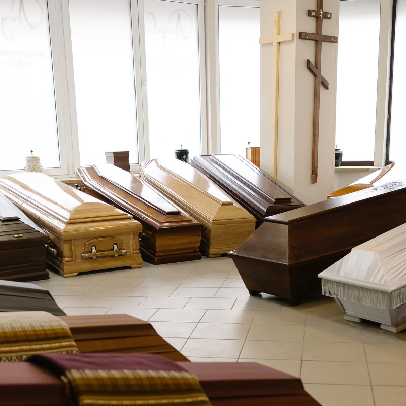 Funeral services and supplies at the Pardaugava office